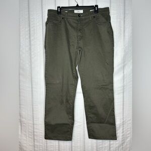 Brax Stretch Green Pants Men’s Size 36x28 Feel Good Cadiz Straight Fit Chino